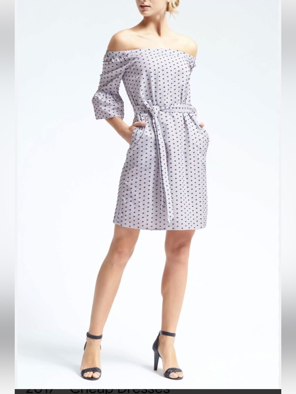 Banana Republic off-the-shoulder dress Xs